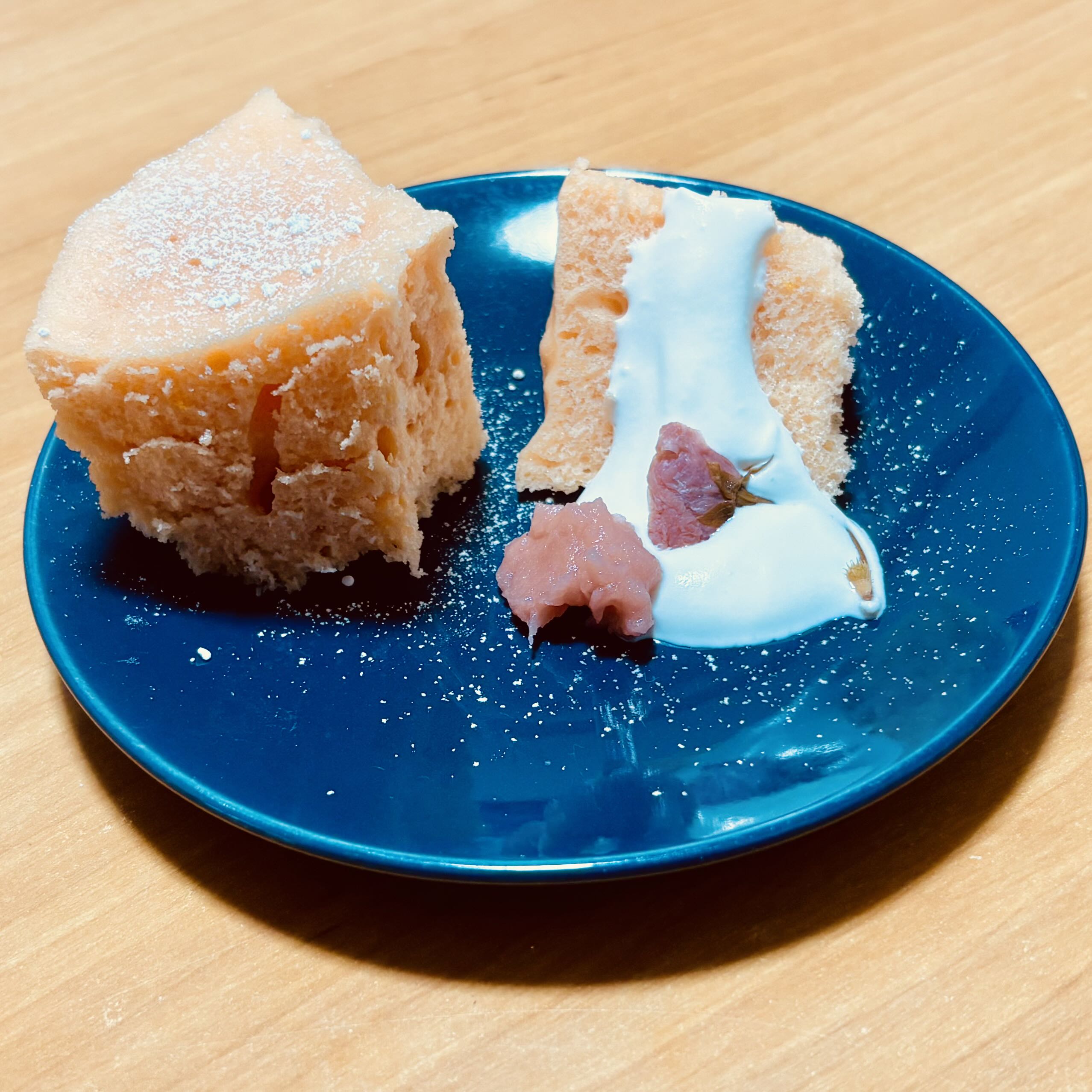 桜シフォンケーキ